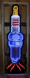 Nostalgia Signs: Spark Plug Neon Sign - NEP-400