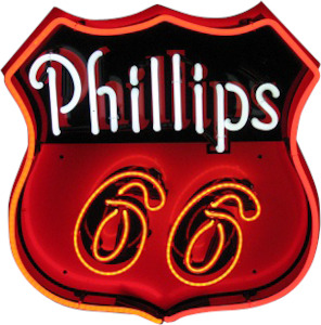 Nostalgia Signs: Phillips 66 Neon Sign - NEP-035