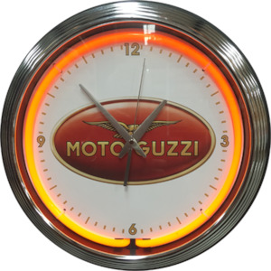 Moto Guzzi Neon Clock - NENC-150