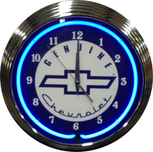 Genuine Chevrolet Neon Clock - NENC-103