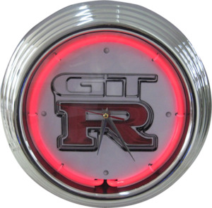 Clock Japanese: GTR Neon Clock - NENC-35
