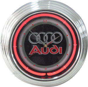 Clock Uk European: Audi Neon Clock - NENC-11