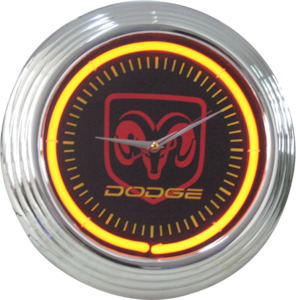 Dodge Ram Neon Clock - NENC-17
