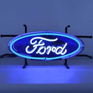 Sign Ford: Ford Oval Junior Neon Sign - NEA-020