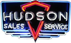 Sign Automotive Other: Hudson Sales Service Neon Sign - NEA-222
