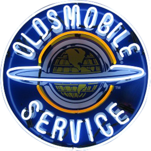 Sign Holden: Oldsmobile Service Neon Sign - NEA-038