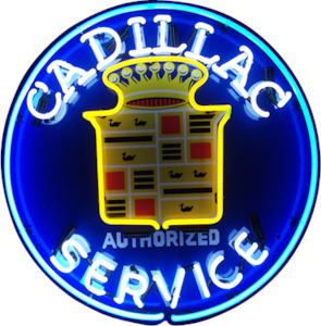 Cadillac Service Neon Sign - NEA-018