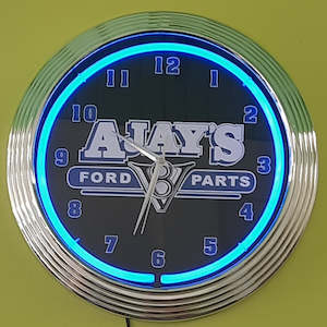 One Off Custom: 1-off Custom Neon Clock