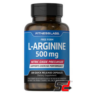 General Health 1: PipingRock | L-Arginine, 500 mg, 100 Capsules