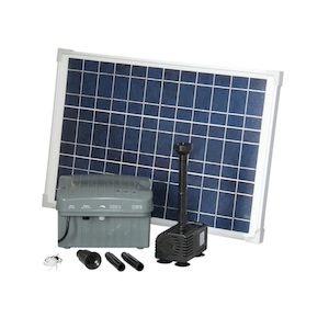 Reefe RSFB800 - Solar Fountain Pond Pump with Battery Back-up - Pump