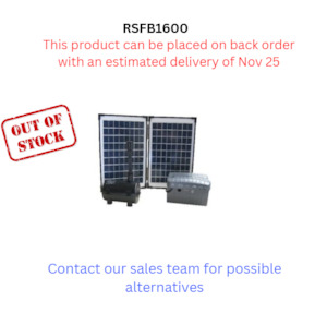 Reefe RSFB1600 - Solar Pond Pump with Battery Back-up - Pump