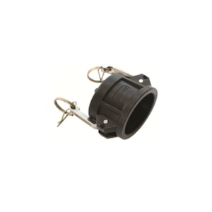 Polypropylene Type DC Camlock Fittings Dust Cap x Female Coupler - Pump