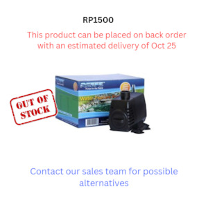Products: Reefe RP1500 - Water Feature Pond Pump - Pump