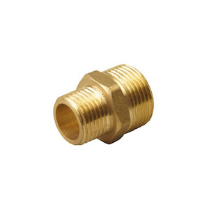 Products: Brass Reducing Hex Nipple 20mm to 15mm - Pump