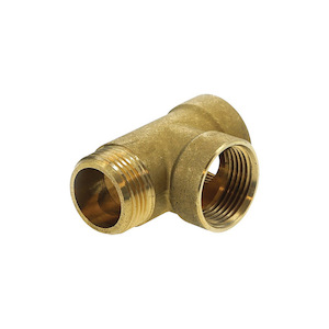 Products: Brass 3-Way Tee for Vertical Pressure Tank - Pump