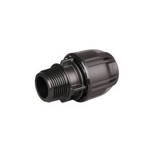 Hose Fittings: Hansen Compression Male Straight Coupling