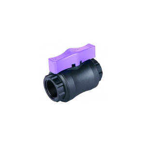 Hose Fittings: Hansen Full Flow (Lilac) Handle Ball Valve