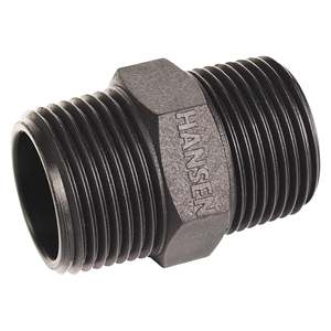 True Fit Threaded Fittings: Hansen Threaded Hex Nipple