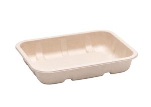 Fibre Produce and Meat Tray 194 x 148 x 35mm - Punchbowl Packaging