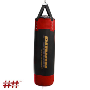 Boxing Bags: BOXING BAG - Urban™ - STRAPS - 4FT BLK/ RED
