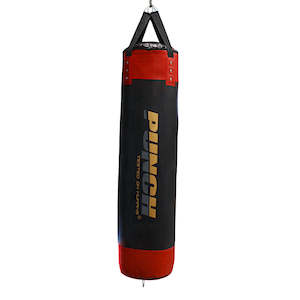 Boxing Bags: BOXING BAG - Urban™ - STRAPS - 5FT BLK/RED