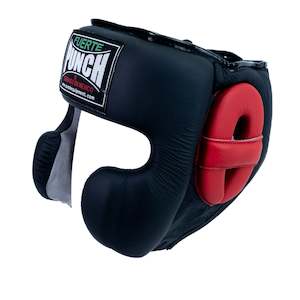 Pro Fighting: HEAD GEAR - Mexican™ PRO - OSO - MATT BLK/RED