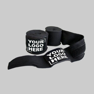 All: HAND WRAPS - Custom Logo - 4.5m STRETCH (Ctn of 50 Pairs)