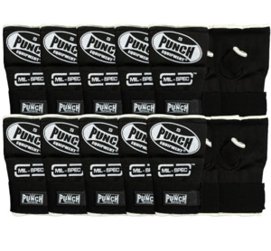 All: QUICK WRAPS - Mil Spec® - BULK PACK 10 pairs - BLACK - SMALL