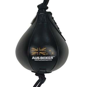 All: FLOOR TO CEILING BALL - Aus Boxer™ W/STRAPS - 8 INCH - BLACK