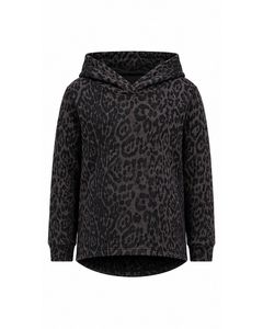 Hoodies Jackets: Hoodie - Grey Leopard