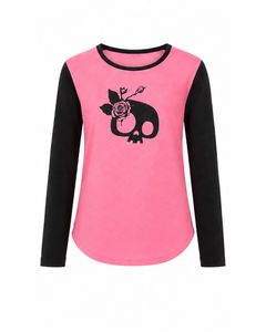 Longsleeve Tee - Blush Skull