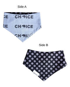 Bibs: Reversible Bib - Choice/Dots