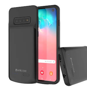 PunkJuice S10 Battery Case Reg. Black - Fast Charging Power Juice Bank with 4700mAh