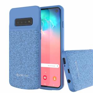 PunkJuice S10 Battery Case Blue - Fast Charging Power Juice Bank with 4700mAh
