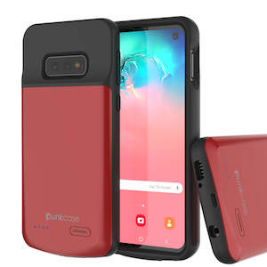 PunkJuice S10e Battery Case Red - Fast Charging Power Juice Bank with 4700mAh