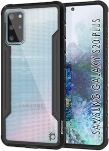 Punkcase S20+ Plus ravenger Case Protective Military Grade Multilayer Cover [Black]
