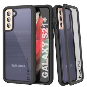PunkCase Galaxy S21+ Plus Case, [Spartan Series] Clear Rugged Heavy Duty Cover W&hellip;