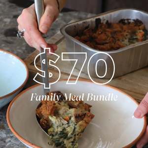 Take Home Frozen Meals: $70 Family Bundle