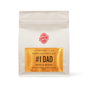 Fathers Day: Dad's Supreme coffee beans - 250g