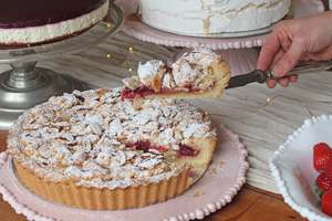 Punnet Catering: Black Doris Plum & Almond Tart