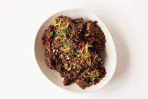 Lunch: Slow Cooked Pomegranate Lamb