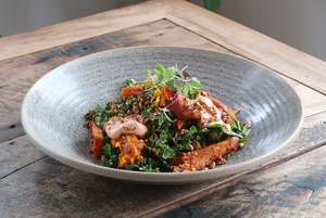 Punnet Catering: Harissa Pumpkin + Carrot Salad