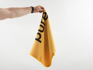 Products: Large Microfibre Drying Towel - Yellow 1pk
