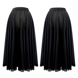 Danse De Paris Velvet Chiffon Long Skirt S002L