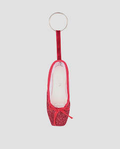 So Danca: So Danca Mini Glitter Pointe Shoe Keyring KC01G