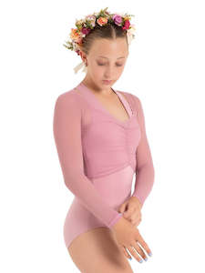 Capezio Meadow Mesh Rouched front top 12094W