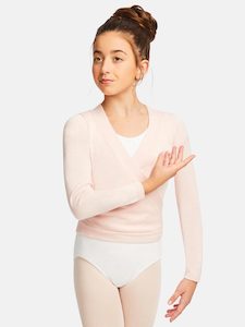 Tops Crops: Capezio Kids Knit Wrap Sweater CK10949C