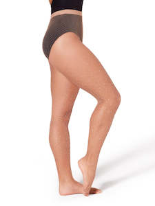 Capezio: Capezio All-Over Rhinestones Fishnet Tights 3505W
