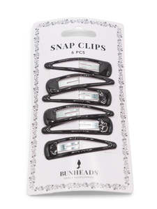 Bunheads: Capezio Bunheads Snap Clips Dark Brown BH1514U