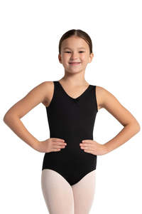 Sale Leotards: Capezio Pinch Front Faith Style V-Neck Leotard Child SE1008C